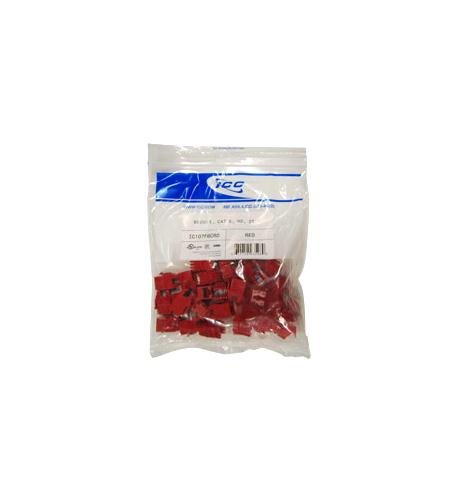 MODULE, CAT 6, EZ, 25 PK, RED