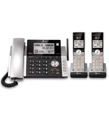 2 Handset Corded Cordless Answering Sys
