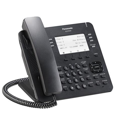 6-LINE LCD 6X4 FLEX KEYS DT PHONE BLACK