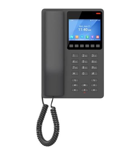 Hotel Phone, Color LCD, Dual WiFi 6, BLK