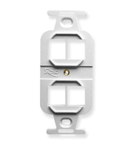 INSERT, ELECTRICAL, HD, 4-PORT, WHITE