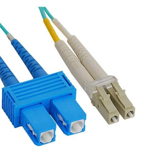 JUMPER, LC-SC, DUPLEX, 50/125, 10G, 3M