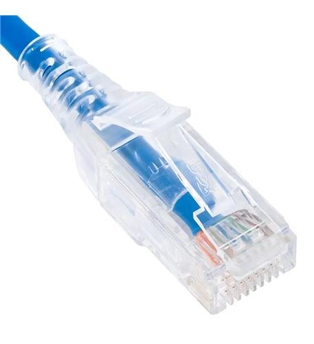 PATCH CORD, CAT 6 SLIM CLEAR SR 25PK 5FT