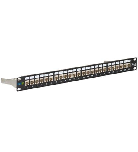 PATCH PANEL,CAT 6A,SHIELDED 24-P,1RMS