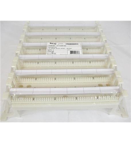 110 WIRING BLOCK W/ FT, 300-PAIR, CAT 5e