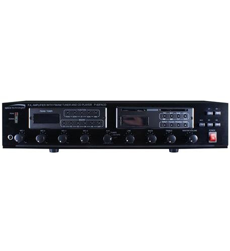 60W PA Amp with CD/Tuner and CD Player