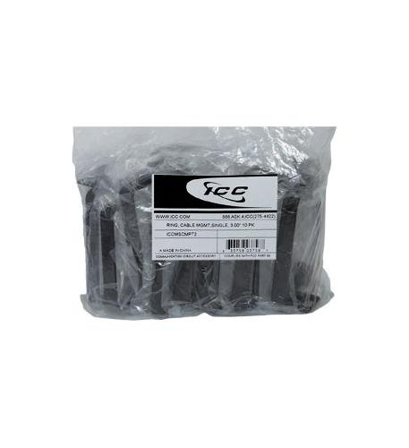 10 PK of 3.00 RING, CABLE MGMT