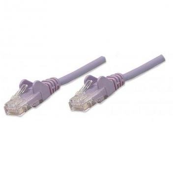 CAT5e BOOT PATCH CORD 7 FT PURPLE