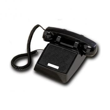 Cortelco No Dial Desk Phone - Black