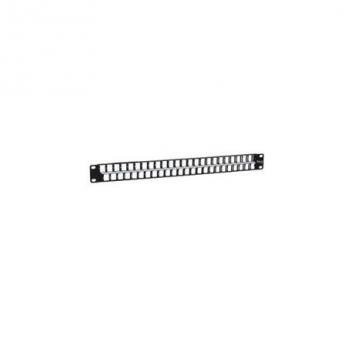 PATCH PANEL, BLANK, 48-PORT, HD, 1 RMS