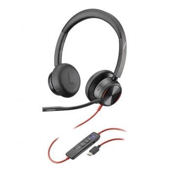 Plantronics Blackwire 8225 USB-C Corded Headset - Black