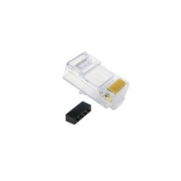 PLUG, CAT 6, SOLID/STRANDED,100PK