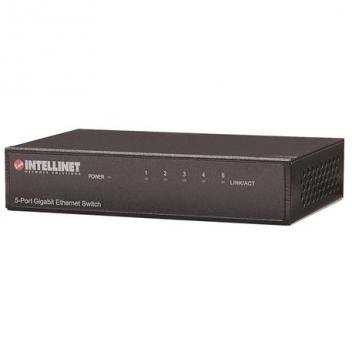 Gigabit 5 Port Switch, Desk, Metal