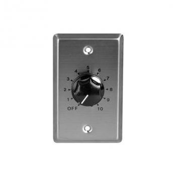 10W 70-25V Mono Attenuator withWallplate