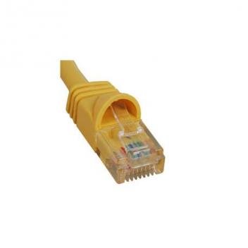PATCH CORD, CAT 6, MOLDED BOOT, 14' YL