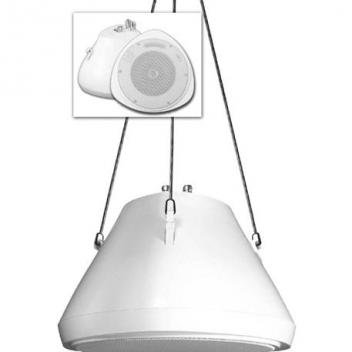 30Watt 5.25 Pendant Speaker and Chain WH