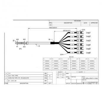 02-131836 RJ45-RJ21 Cable, 1.8M