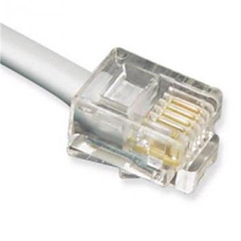 25' Line Cord 6P4C 28 Gauge