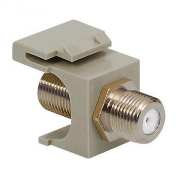 MODULE, F-TYPE, NICKEL PLATED, GRAY