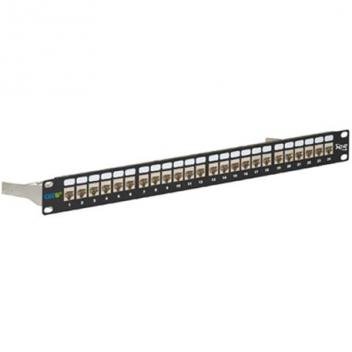 PATCH PANEL,CAT 6A,SHIELDED 24-P,1RMS