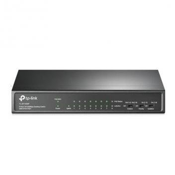 9-Port 10/100Mbps Desktop Switch w/8PoE+