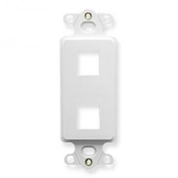 INSERT, DECOREX, 2-PORT, WHITE